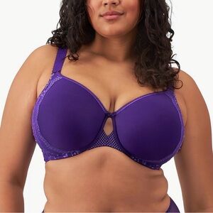 Elomi Bold Purple Underwire Bra 34J